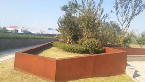 李沧耐候钢挡土墙